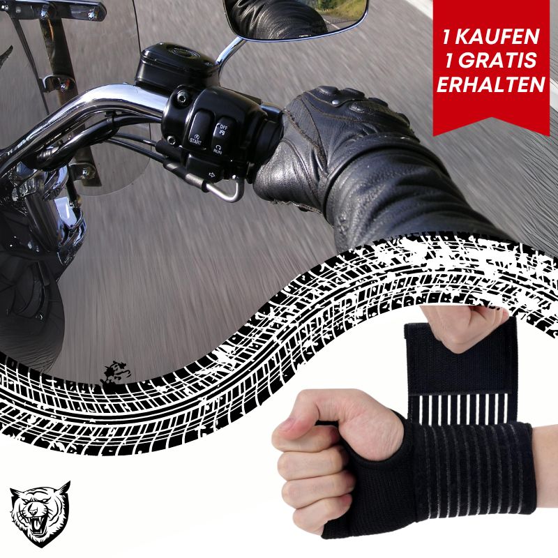 Handgelenkstütze für Motorradfahrer - Fahren Sie ohne Handgelenkschmerzen